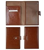 RFID Blocking Leather Passport Holder & Travel Wallet Id Card Case Cover