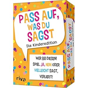 Pass auf, was du sagst: Wer bei diesem Spiel »Ja«, »Nein« oder »Vielleicht« sagt, verliert! – Die Kinderedition Karten – 15. Juni 2021