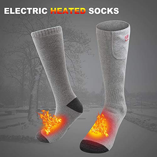 Electric Heated Socks,Rechargeable Battery Operated Unisex Heating Foot