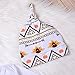 Thanksgiving 4Pcs Outfit Set 2018 New Baby Girls Boys My First Thanksgiving Bodysuit Turkey Print Pants with Hat and Headband（0-3 M）