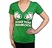 St. Patrick's Day Lucky Me! Irish Unicorn Funny Women's V-Neck T-Shirt
