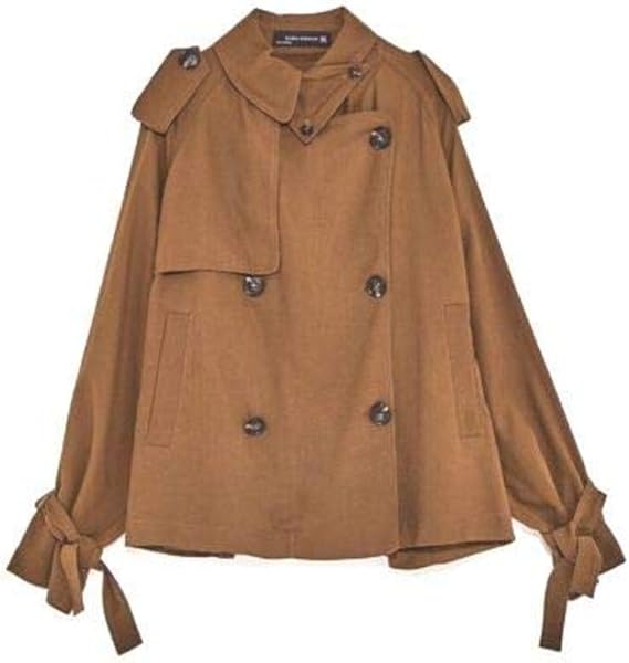 zara toffee long coat