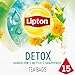 Lipton Herbal Supplement with Green Tea, Detox, 15 ct