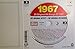 1967 BIRTHDAY GIFT - 1967 Chart Hits Compilation CD , 20 Original Songs and 1967 Vintage Greetings Card 6 x 5.5 Inches