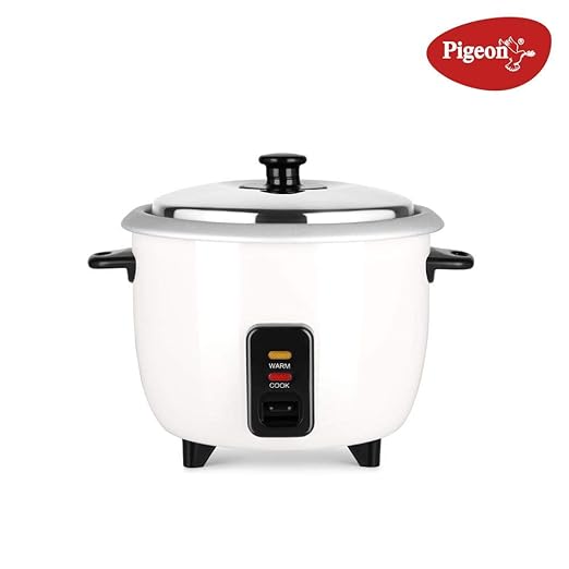 Pigeon by Stovekraft Joy Rice Cooker with Single Pot, 1 litres. A Smart Rice Cooker for Your own