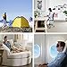 Travel Inspira Travel Pillow,Inflatable Ultralight U Shape Super Comfortable Neck Pillow,Headrest Including Portable Travel Pillow Organizer,Carry Pouch for Airplanes Car Travel,Color Blue Gray