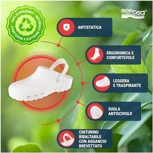 REPOSA Power, Medical Professionals Unisex Adult Shoes