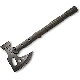 SZCO Supplies 16.25” Black Multipurpose Outdoor Camping Survival Hammer Hatchet Axe with Nylon Sheath 211557 Back