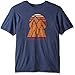 Life is good Cool happy Camper Geo Tee, Darkest Blue