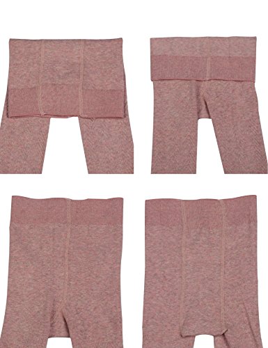 Baby Toddler Girls Tights 3 Pack Knit Cotton Dance Leggings Pants for Infant Girl Stockings (style C ripple, 0-6 month)