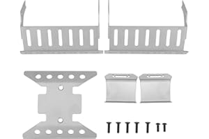 5pcs / Set Protective Plates Bottom Chassis Armor, Stainless Steel Axle Protec 5PCS Stainless Steel Underbody Armor Setive Pl