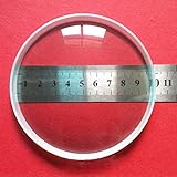 Srate 1pc Optical Glass 100mm Diameter Focal Length -300mm Large Optics Double Concave Lens
