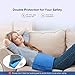 ATMOKO XL Electric Heating Pad for Back Pain and Cramps Relief Fast-Heating