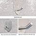 Self Adhesive Hooks, 4 Pack of Waterproof and No Drill Needed for Kitchen Bathroom Bedroom Office
