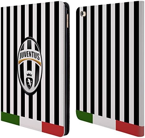 Official Juventus Football Club Italia Stripes Crest Leather Book Wallet Case Cover For Apple iPad Air 2