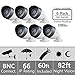 (Set of 6) SDC-9441BC Samsung 1080P Bullet Cameras with 60ft Cables Supported on SDH-C75100, SDH-C75080, and SDH-C74040 …