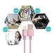 AOFU Lightning Cable,2Pack 6FT/2M Extra Long Nylon Braided USB Sync Charging Cables Cord Charger for iPhone 6/6S/6 Plus/6S Plus 5/5C/5S/SE,iPad Air/Mini,iPod Nano/Touch ( Rose)