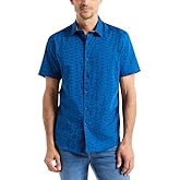 Robert Graham Mens Stellman Short Sleeve Woven Button Down Shirt