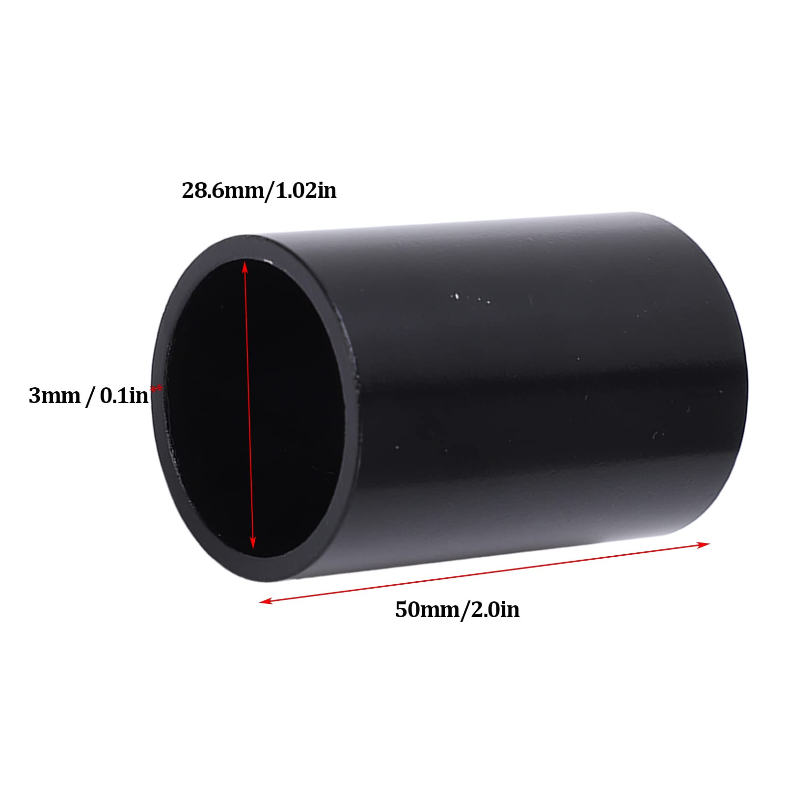 Dilwe Headset Spacer, Aluminum Alloy 50mm Height Stem Headset Spacer for Outdoor Cycling