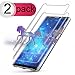 XKAUDIE cqw11 [2-Pack] Samsung Galaxy S8 Plus Screen Protector, Half Screen Tempered Glass Screen Protector [Case Friendly] [Anti-Scratch][Anti-Fingerprint][Bubble Free] for Samsung Galaxy S8 Plus