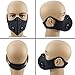 AxPower Dust Mask Anti Pollution PM2.5 Face Masks Washable and Reusable Dustproof Respirator Safety Mask with 2 Valves and 4 Activated Carbon N99 Filters Made for Men Women Outdoor Activities (Grey)