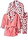 Baby Bunz Baby Girls' 3 Piece Hugs and Kisses Robe and Pajama Set