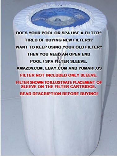 Yumari.US - Open End Pool / Spa Filter Sleeve fits C8610, FC1290, PA100