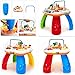 Baby Activity Standing Play Table, Infant Toys, Electronic Musical Learning Center, Early Development Gifts Set for 5, 6, 7, 8, 9, 12, 18, 24 Month, 1, 2 Year Olds Kids, Toddlers, Boys, Girls