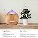 Oil Diffuser, Avaspot 2 Pack 250ml Wood Grain Essential Oil Diffuser, Cool Mist Ultrasonic Aromatherapy Diffuser, 7 LED Light Aroma Diffuser Auto-off Humidifier, Adjustable Mist Mode for Home, Office