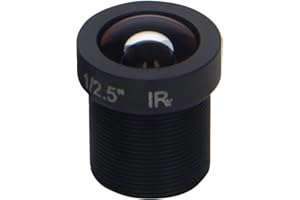 Othmro 2Pcs 6mm CCTV Camera Lens 3MP F2.0 Pixels Security WiFi Camera Lens, 1/2.5 Inch Wide Angle for Camera M12 Threaded Dia for CCTV IP Camera Panoramic CCTV Camera Lens