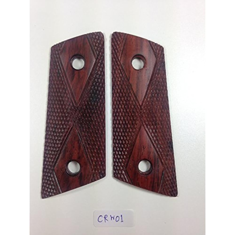 New Cz 2075 Rami Grips Checkered Hardwood Handmade Crw01 7426148212212