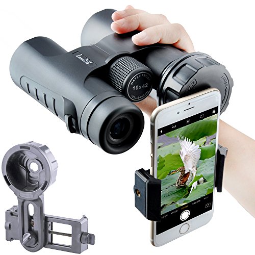 Landove Smartphone Adaptor for Spotting Scope, Telescope, Monocular, Binoculars-Fashion Cellphone Adapter Allows Recording The Images and Videos - Thumbnail 4