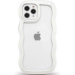 Anuck for iPhone 11 Pro Max Case Wavy Edge Clear