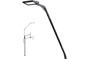 Silverback LED Basketball Hoop Light Illuminates Backboard, Rim, and Court and Fits Square Silverback and Goaliath In-Ground Hoops