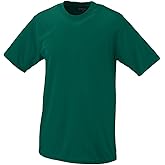 Augusta Sportswear Boys Wicking Tee T-Shirt, Dark Green, X-Small US