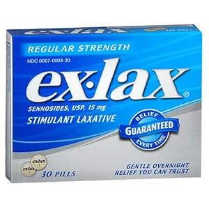 Image of Ex-Lax Pills Regular Strength 30 Each (Pack of 2)