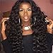BLY 8A Brazilian Virgin Loose Deep Wave 4 Bundles Human Hair 400g Unprocessed Remy Mink Loose Curly Hair Extensions Weave Natural Color (24 24 26 26inches)