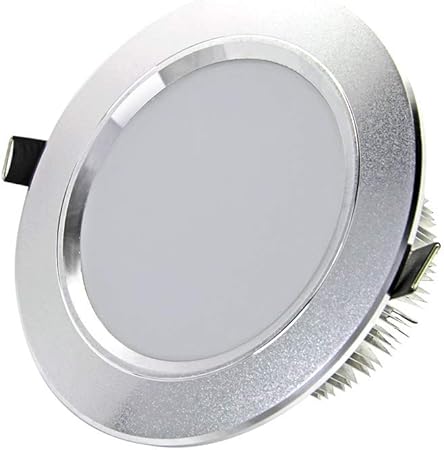 JJL - Lámpara de Techo empotrable LED - Downlight 5 W 3000 K luz Blanca
