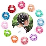 Elesa Miracle 120pcs Baby Elastic Hair Ties 1.8mm Mix Colors Kids Hair Bands Holders Headband