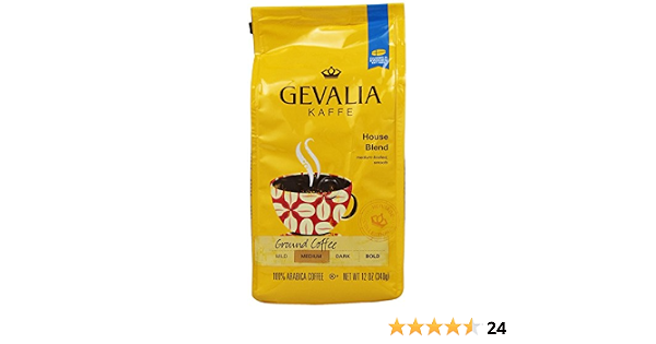 Gevalia kaffe house Blend ground coffee medium/Dark (043000042991)