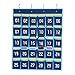 Numbered Classroom Pocket Chart Cell Phones and Calculators Holder Wall Door Hanging Organizer (30 Pockets)