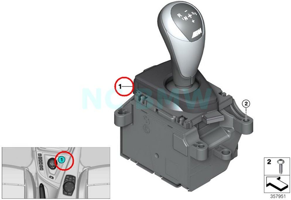BMW Genuine Gear Selector Switch TwinClutch Gearbox