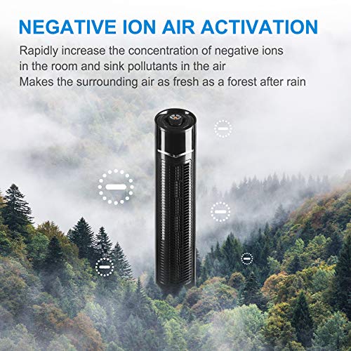 Bladeless Tower Fan Tower Fans Oscillating, 59 Inch Tall Tower Fan