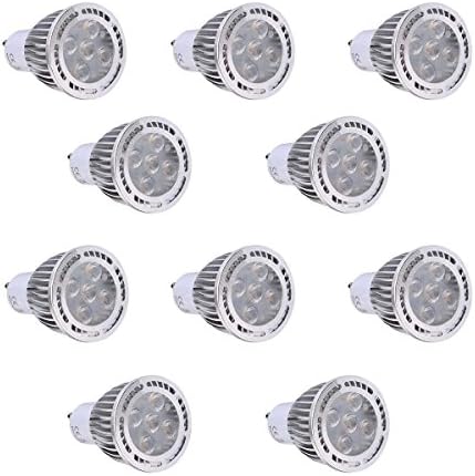 LED Spotlight,GU10 5Watts SMD 3030SMD 400-500 LM Warm White/Cool White Frosted LED Spotlight AC 85-265V AC 220-240V AC 110-130V (10Pcs) Lights LLHJDUS (Color : AC 110-130V, Size : Warm white)
