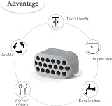 DHinkyoung 6 Pcs Jaw Exercisers Silicone Jawline Trainer 40/50/60 Lbs view 3
