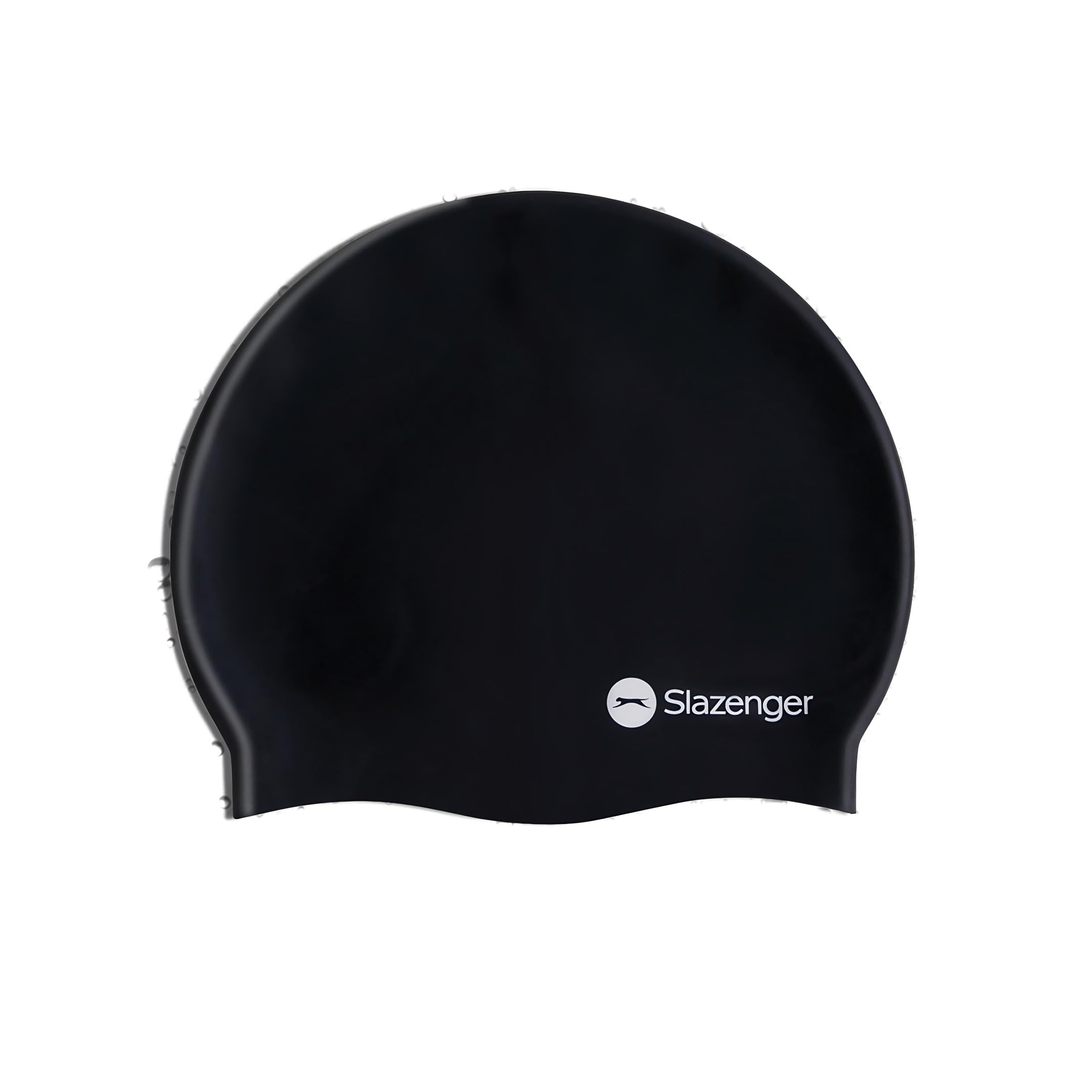 Slazenger Kids Silicone Swimming Cap Black One Size