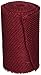DARICE 2914-044 240gm Burlap Ribbon, 6-Inch by 5-Yard, Red