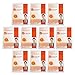 DERMAL Q10 Collagen Essence Facial Mask Sheet 23g Pack of 10 - Coenzyme Q10, Anti Wrinkle and Anti Aging, Skin Elasticity, Daily Skin Treatment Solution Sheet Mask