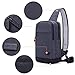 TINYAT T602 Simplicity Sling Bag Chest Pack Casual Crossbody Travel Shoulder Bag for Women/Men T602, Grey