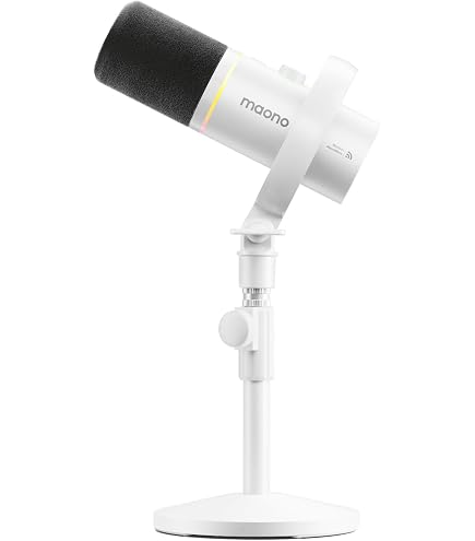 Amazon.com: MAONO PD200W Hybrid Wireless Podcast Microphone for PC